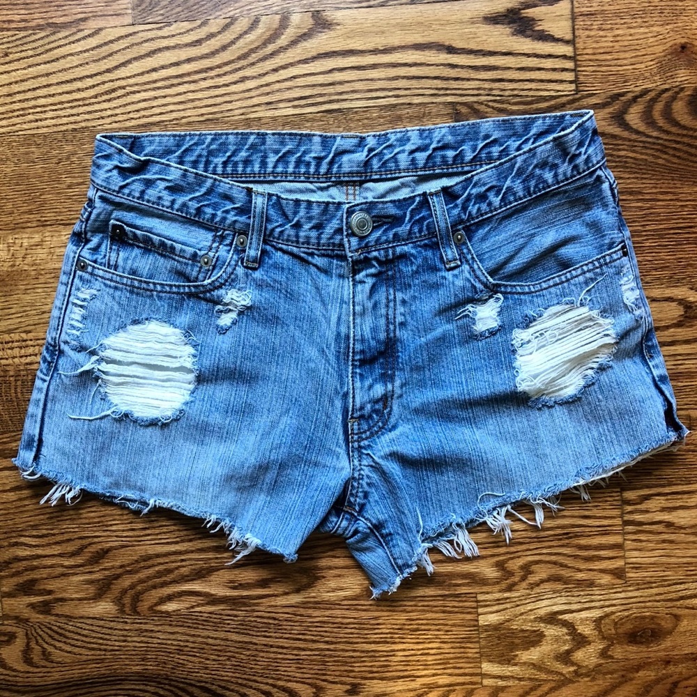 Denim shorts